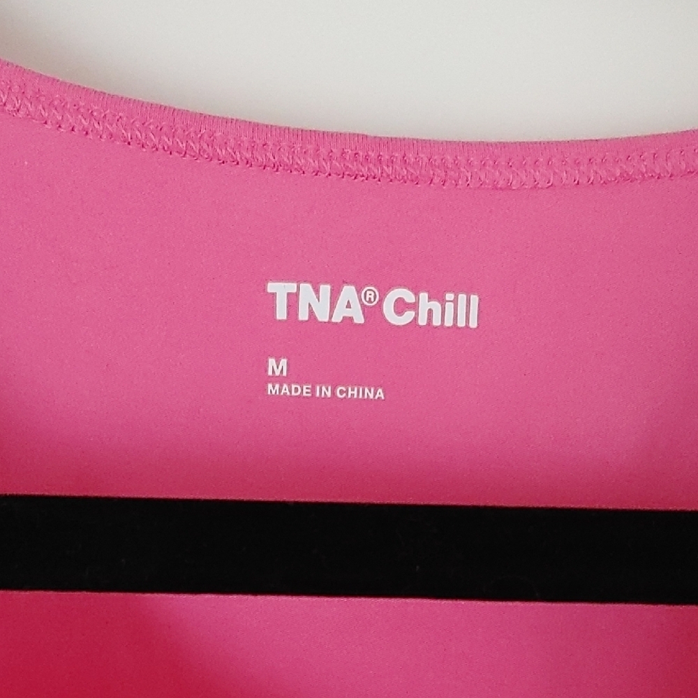 TNA Pink Ruched Tank Dress - Picture 2 of 4